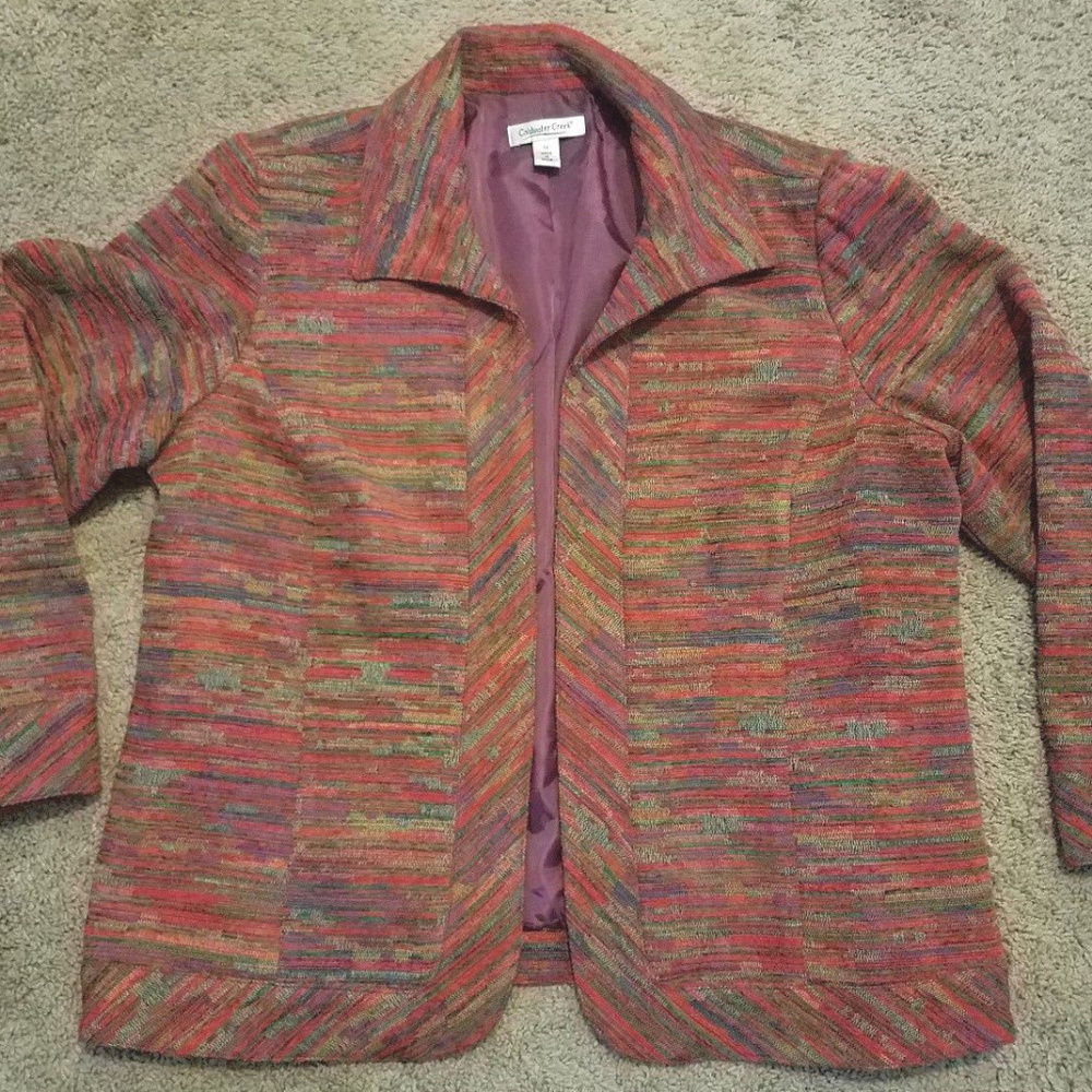 NEW ColdWater Creek $149 PLUS Size Blazer/jacket SZ 1X NEW